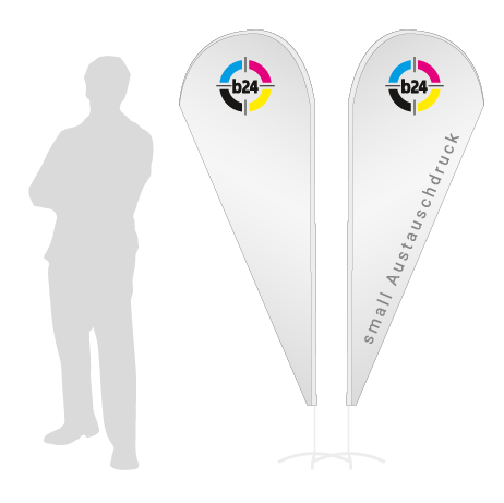Beachflag Drop Austauschdruck | Small (210 cm) | beidseitig bedruckt