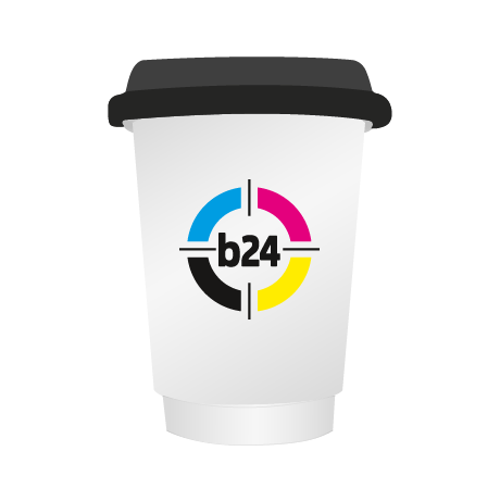 Pappbecher to Go BIO | 200 ml doppelwandig | rundum bedruckt