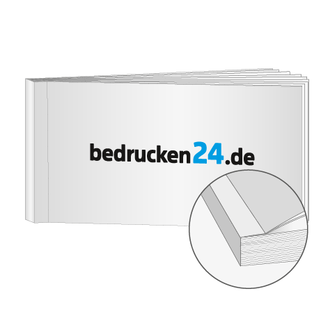 Broschüren Klebebindung DIN lang