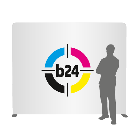 Textilwand ALU | 240er gerade | einseitig bedruckt